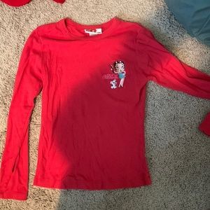 Vintage betti boop Coca Cola shirt